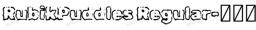 RubikPuddles Regular字体转换